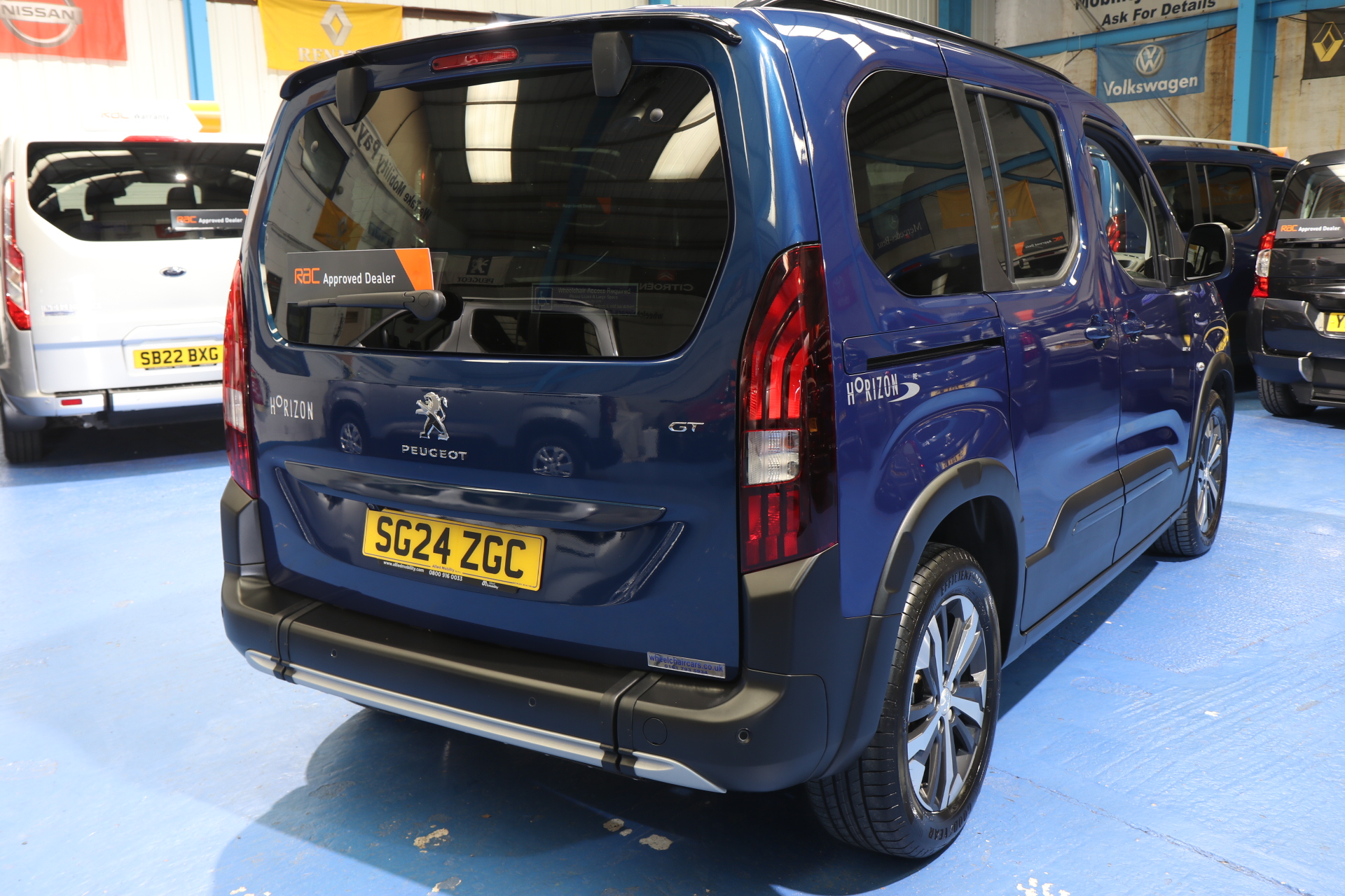 Peugeot Rifter Wheelchair Accessible Vehicle sg24 zgc