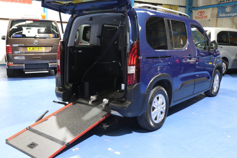 Peugeot Rifter Wheelchair Accessible Vehicle Sf70 lws