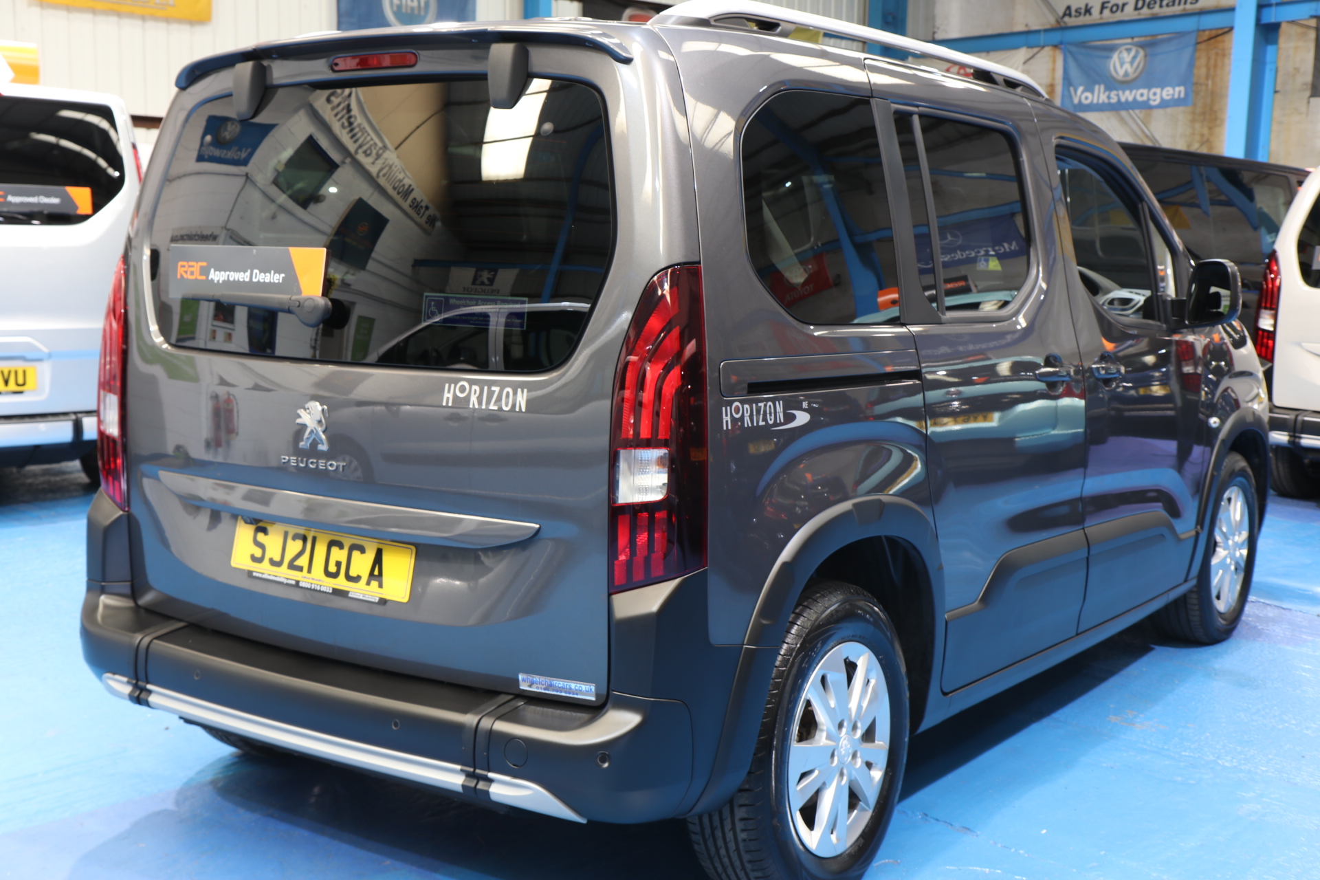Peugeot Rifter Wheelchair Accessible Vehicle sj21 gca