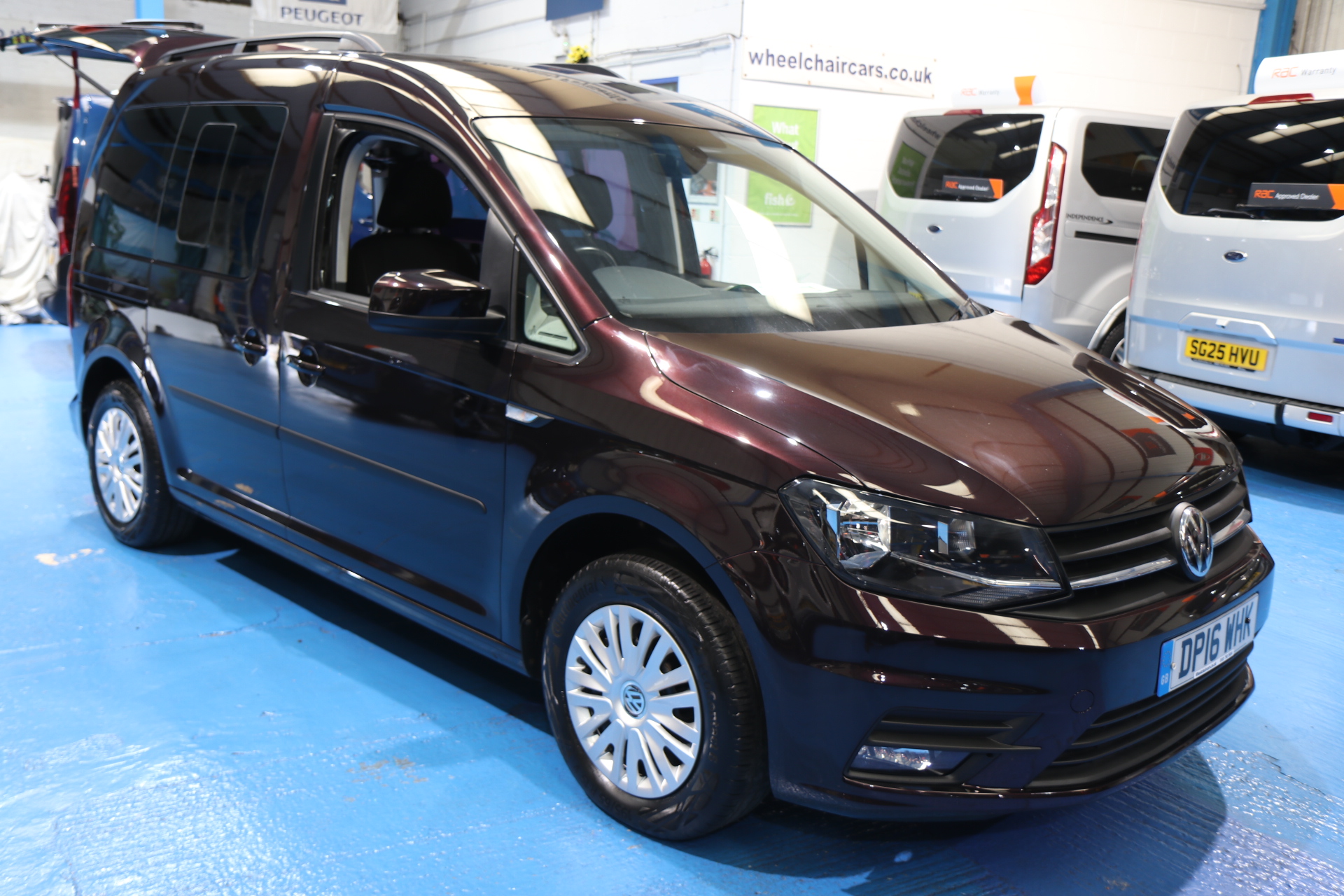Volkswagen Caddy Wheelchair Driver Transfer Dp16 whk