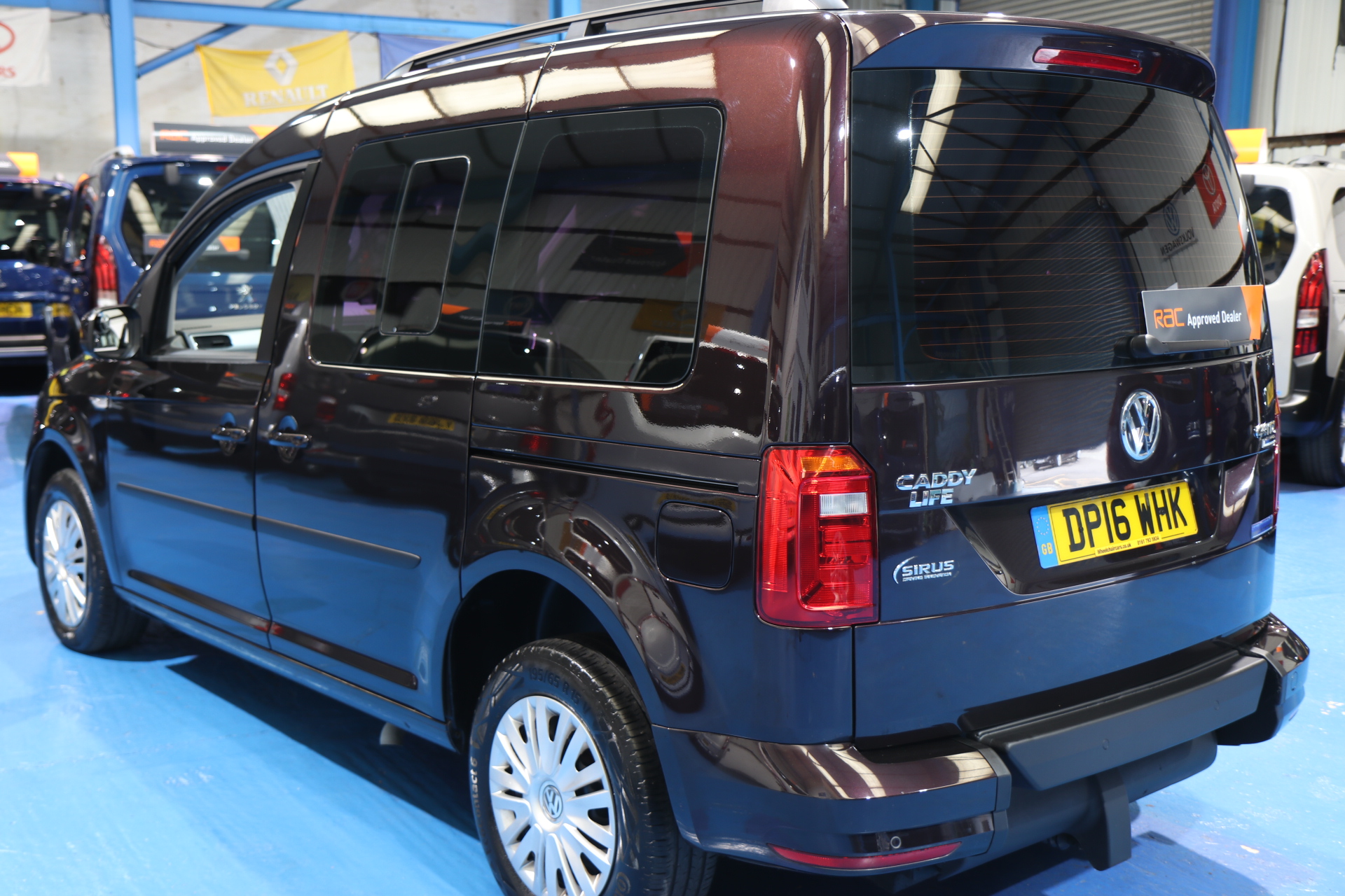 Volkswagen Caddy Wheelchair Driver Transfer Dp16 whk