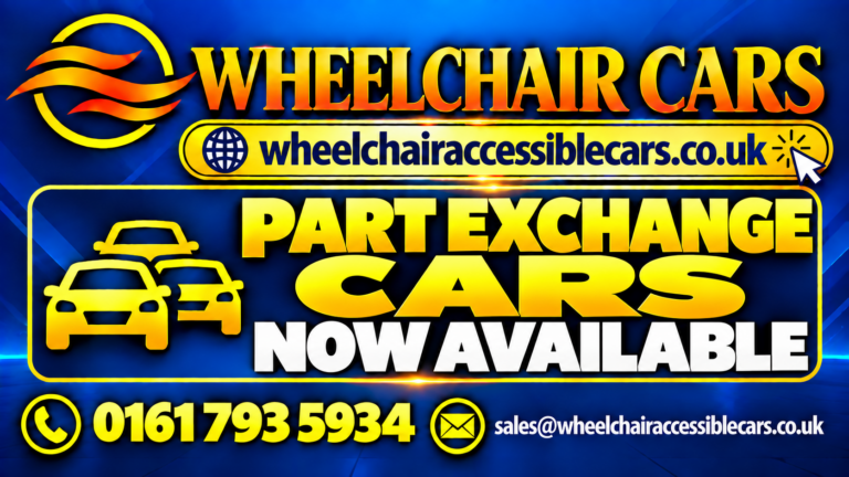 Part Exchange Cars Now Available at Wheelchair Cars Ltd