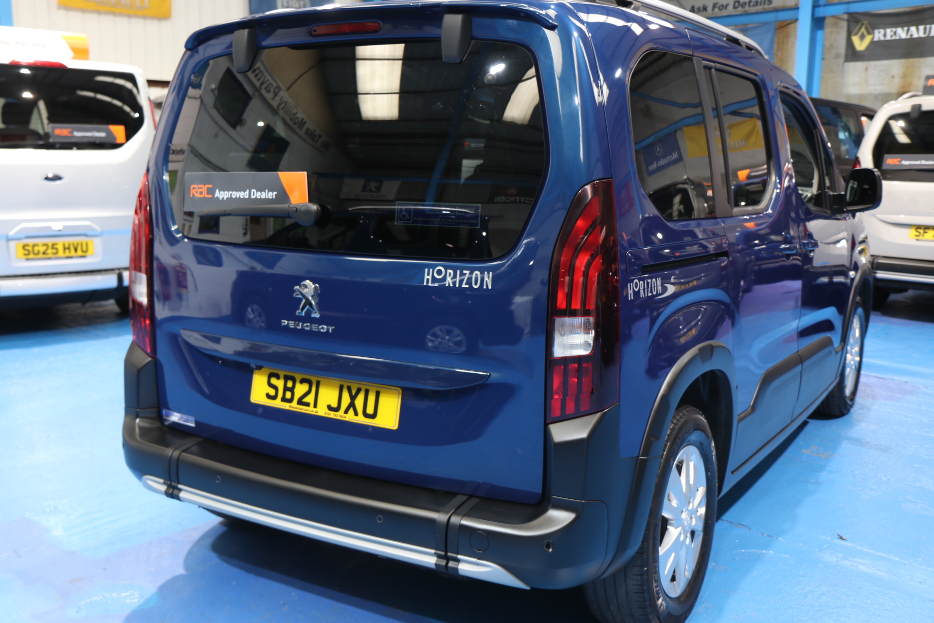 Peugeot Rifter Wheelchair Accessible Vehicle Sb21 jxu