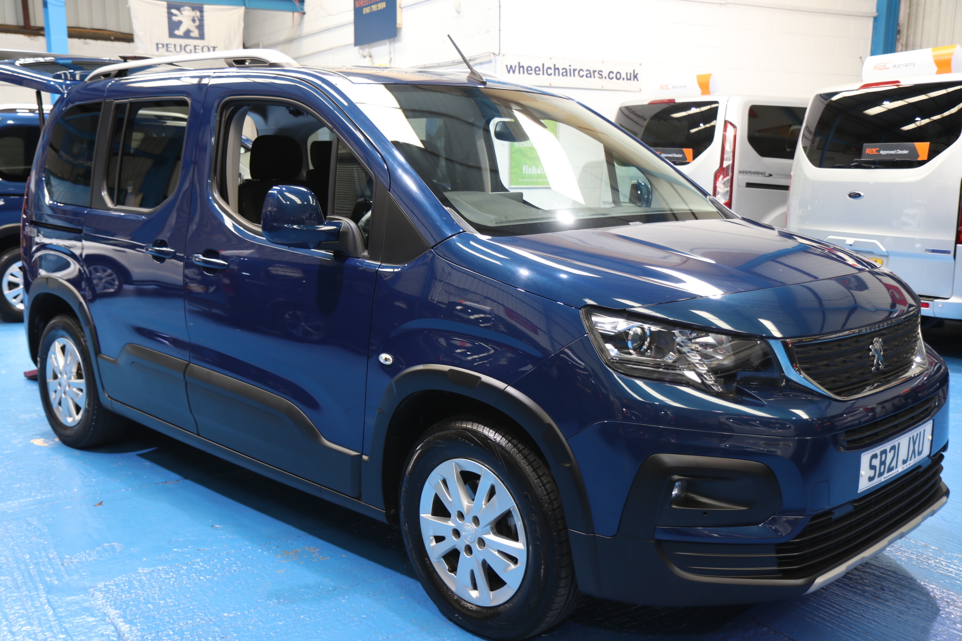 Peugeot Rifter Wheelchair Accessible Vehicle Sb21 jxu